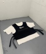 In Glock We Trust Tactical Vest Tee – White - Image 4