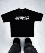 In Draco We Trust Oversized Tee – Black