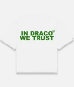 In Draco We Trust Oversized Tee Green - front view