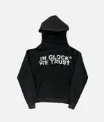 In Glock We Trust Neck Mask Hoodie Black/White