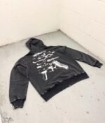 In Draco We Trust” Zip Up Acid Charcoal (Pre-made) - Image 4