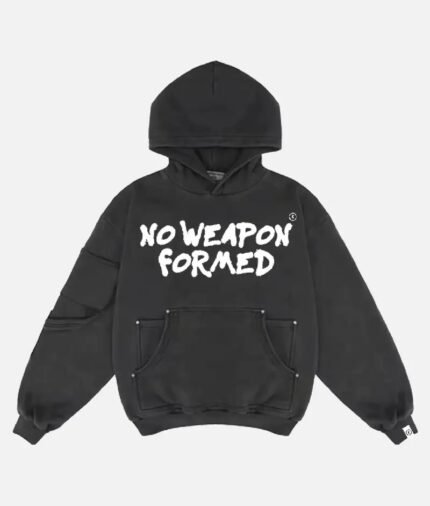 In Glock We Trust Heavyweight Layered Hoodie - front view