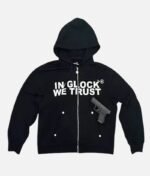 In Glock We Trust Zip Up Hoodie