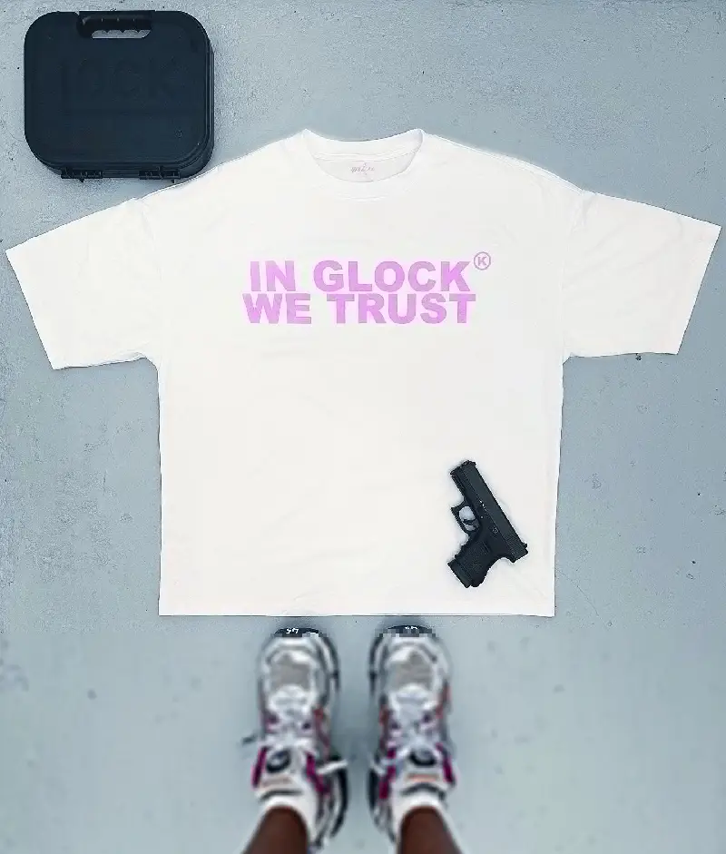 browser-download-20261015T154227.153516053Z-5-In-Glock-We-Trust-Oversized-T-Shirt-WhitePink-1 Oversized T-Shirt – White/Pink - Image 1