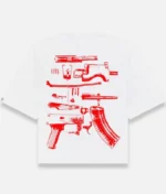 In Draco We Trust Oversized Shirt – Red - Image 2