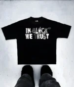 In Glock We Trust Oversized Shirt – Black - Image 3