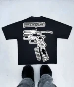 In Glock We Trust Oversized Shirt – Black - Image 4