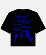 In Draco We Trust Oversized Tee – Blue Devil - Image 2
